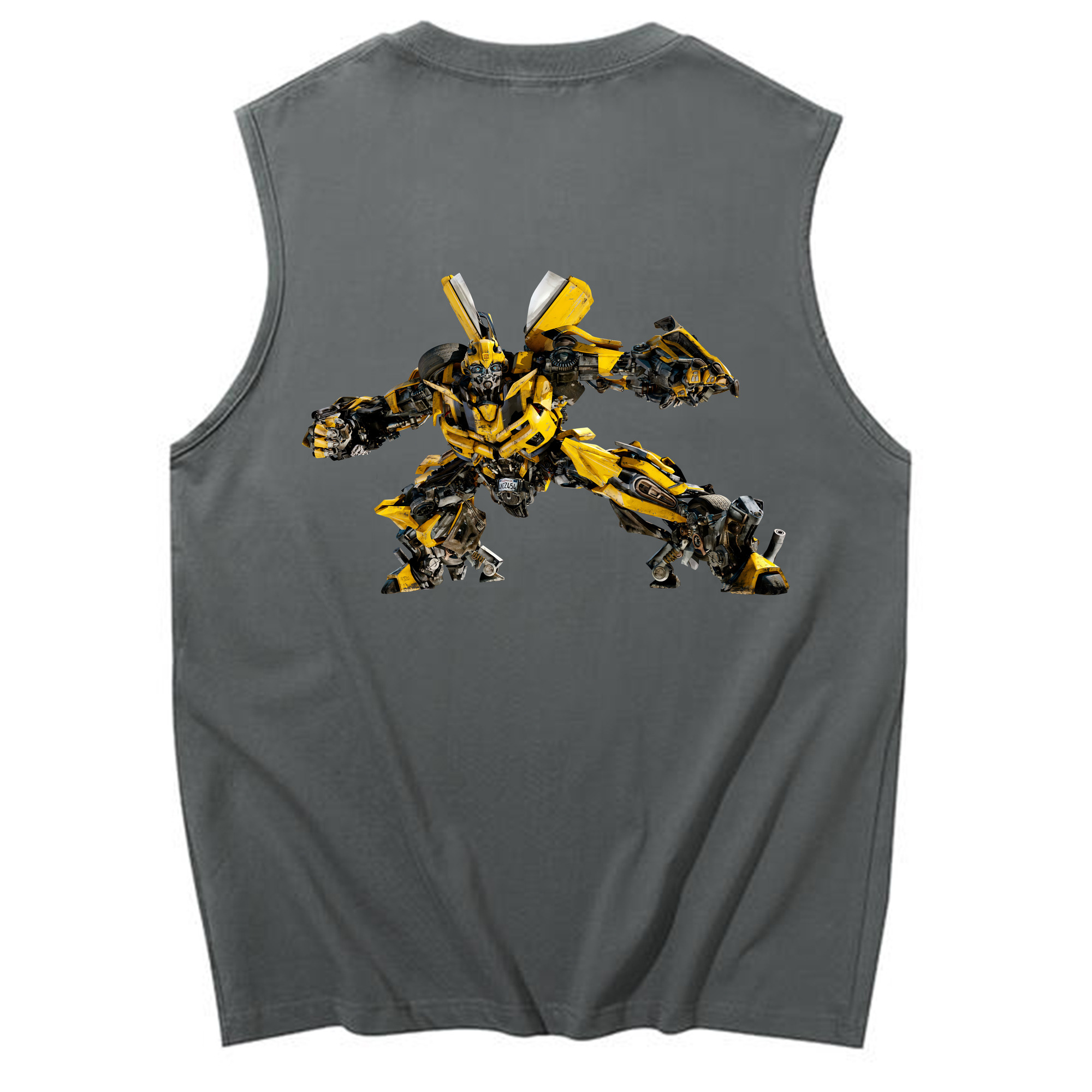 （画像用） Transformers トランスフォーマー コットン100％タンクトップ（背面プリント）